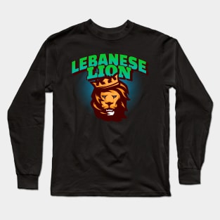 Lebanese Lion Long Sleeve T-Shirt